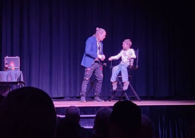 Henry Oz professional magician stage show performance Sea View Theatre Orcas Island