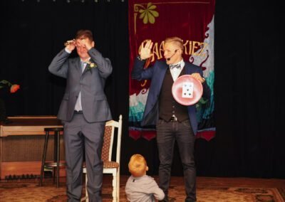 Wedding magic show guest engagement unforgettable moments
