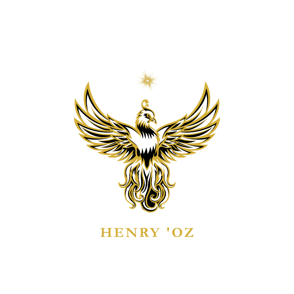 Henry 'Oz The German Magician logo, comedy magic shows on Orcas Island and the San Juan Islands