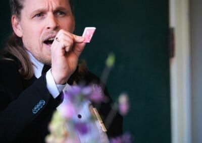 Orcas Island Professional magic entertainment company event folded card